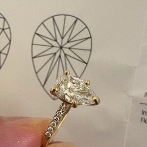 Lady’s Pear Shape Diamond Ring